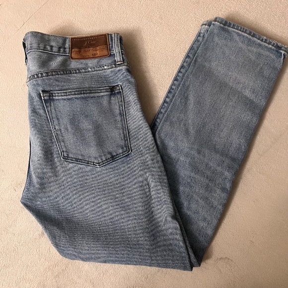 J.Crew Jeans Men's Style 484 Kurabo Premium Japanese Fabric  Distressed  Size 31 - Picture 1 of 10